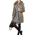 alibaba express nuevo diseño Apoyo de personalización mujeres chaqueta de invierno de espesor